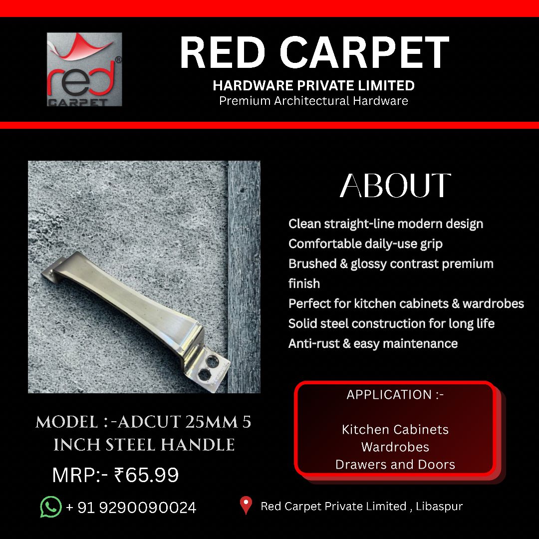 ADCUT (JAZZ) 5"(25MM) STEEL HANDLE