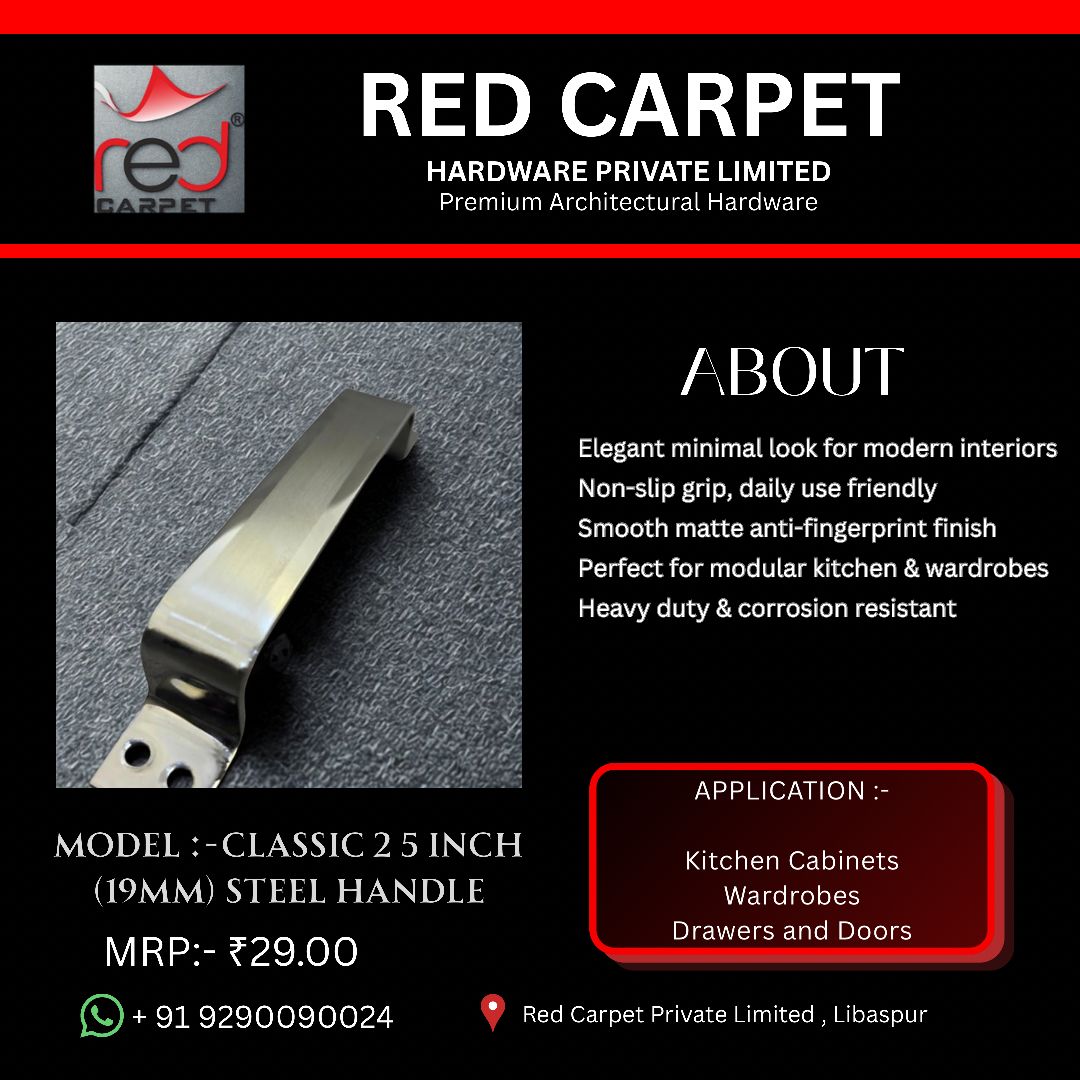 CLASSIC 2  5" (19MM) STEEL HANDLE