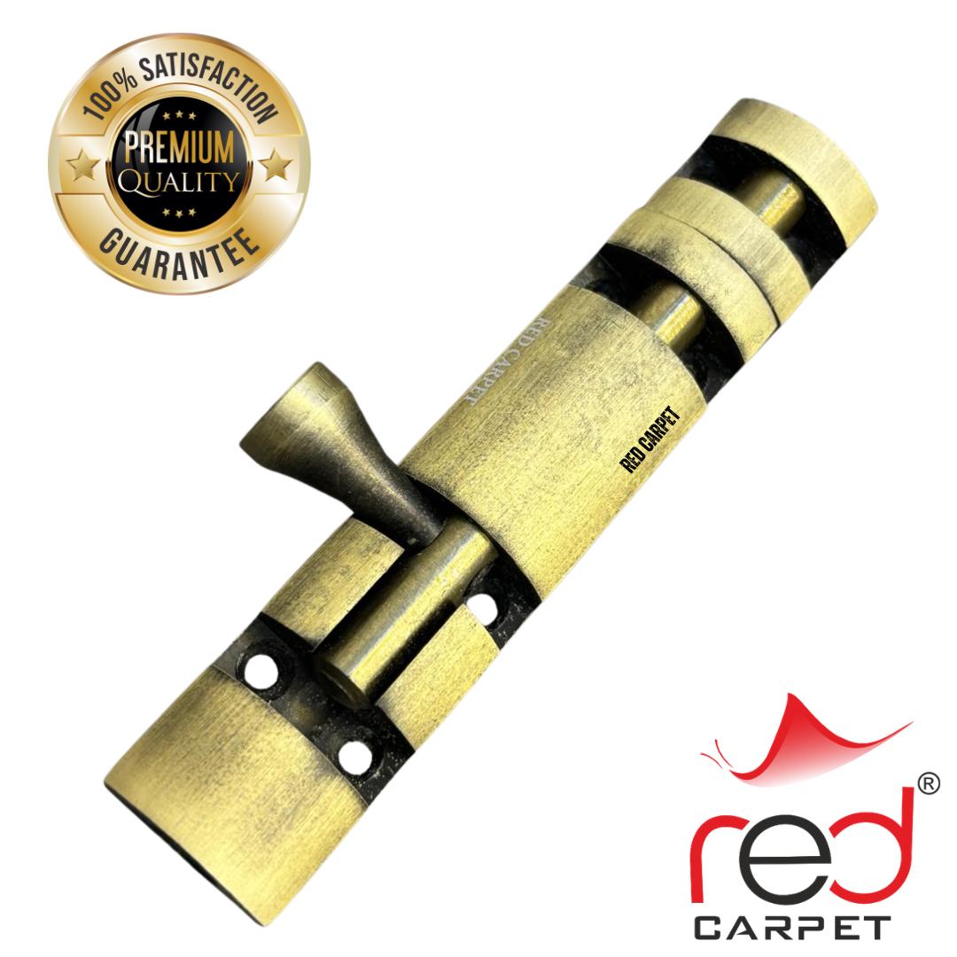 TOWER BOLT FULL ROUND ANTIQUE 6"